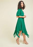  Talented Gallery Director Midi Dress In Jade In Xs