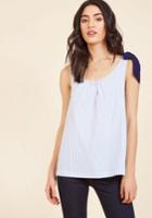  Polished And Playful Sleeveless Top In L