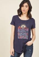 Modcloth Stay Here Forever T-shirt In Xs