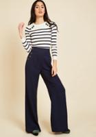 Modcloth Every Opportunity Pants In Navy
