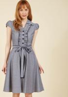  About The Artist A-line Dress In Grey In M