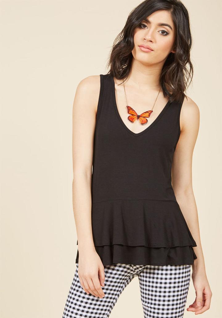  Telltale Style Tank Top In Black In S