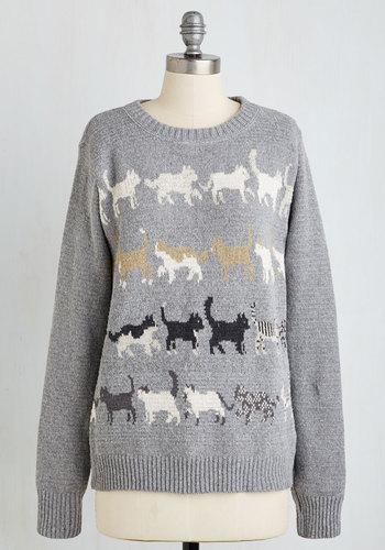 Green3 Meow That's More Like It! Sweater