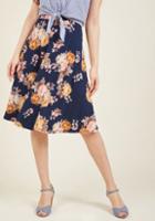 Modcloth Delight And Discuss A-line Skirt In L