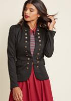 Modcloth I Glam Hardly Believe It Jacket In Black In M