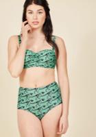  On A Tide Note Swimsuit Bottom In Dinos In Xs