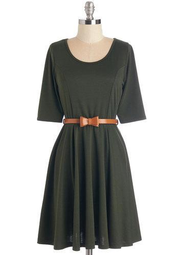 Cocolove Abiding Beauty Dress In Olive