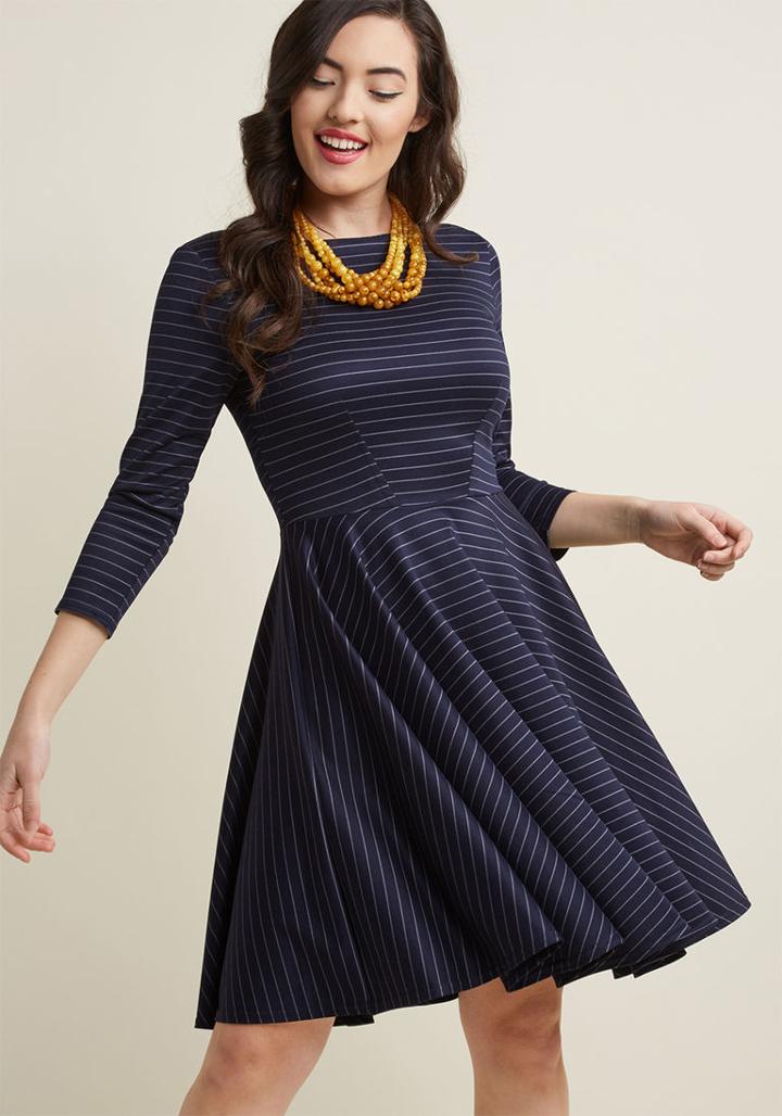 Closetlondon Closet London Flourishing Finesse 3/4 Sleeve Dress In 8 (uk)