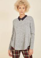  Mid-morning Manner Knit Top In S