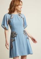 Modcloth Retro Sequin Dress With Cape Sleeves In 4x
