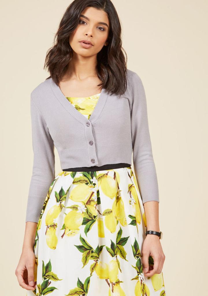  The Dream Of The Crop Cardigan In Ash In 2x