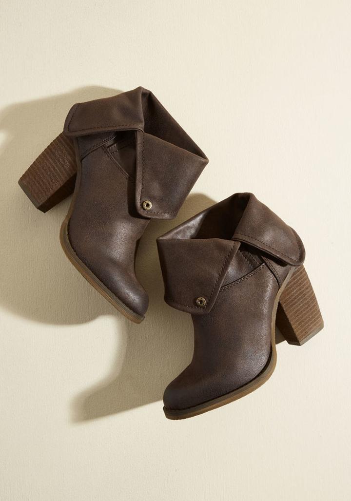 Modcloth Over And Haute Block Heel Boot