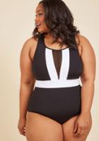  Picturesque Plunge One-piece Swimsuit - 16-22 In 16