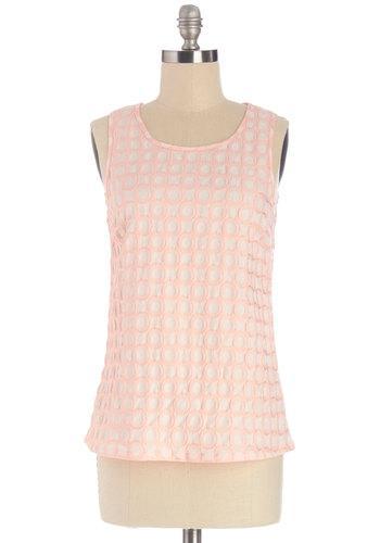Tulle Dba Morning Glow Macaron Tasting Top From Modcloth