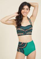 Highdivebymodcloth Set The Serene Swimsuit Bottom In Emerald In Xl