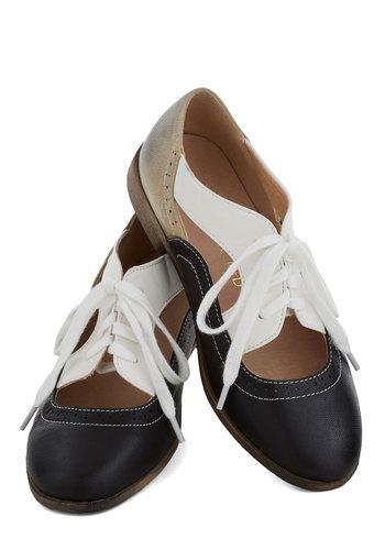 Restricted Footwear Punctually Yours Flat From Modcloth