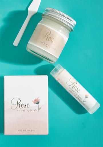 Modcloth Shining Smiles Lip Scrub And Balm Set In Rose