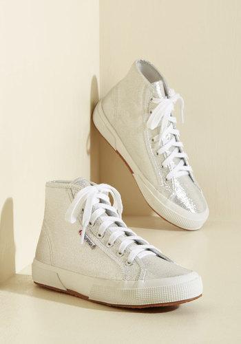 Superga Here's The Kicker Sneaker In Metallic Moonlight