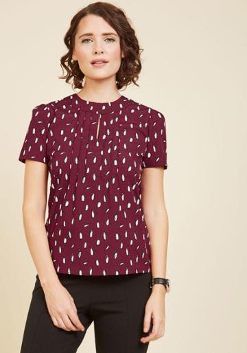 Modcloth Yard Work And Dedication Top In Penguins In 22 (uk)