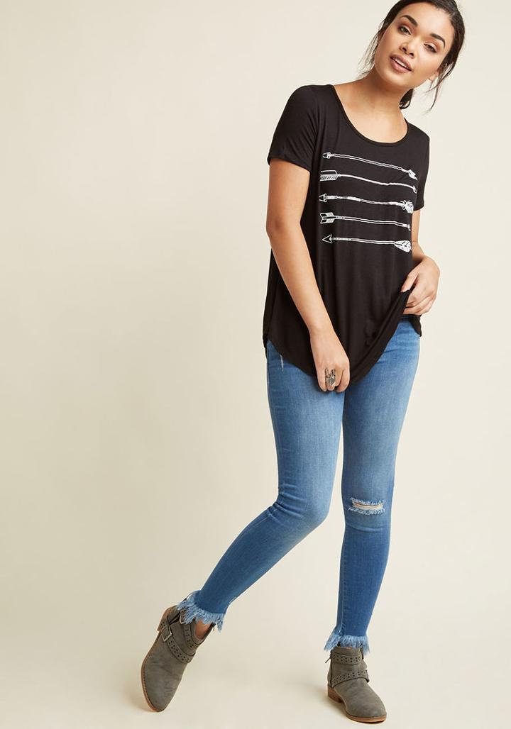 Modcloth Time Of Dep-archer T-shirt