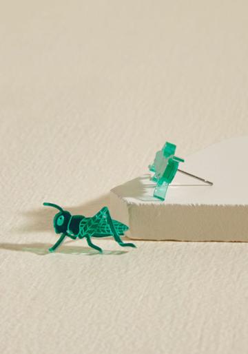  The Grasshopper Is Always Greener Earrings