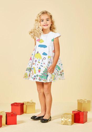  Tons Of Fun Color-in Dress - 2t-8y In 3t