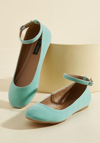  Every Step You Take Vegan Flat In Mint In 5