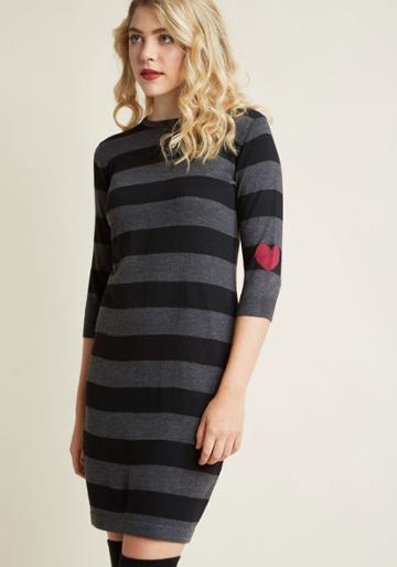 Sugarhillboutique Sugarhill Boutique Sweetest Stripes Sweater Dress In 8 (uk)