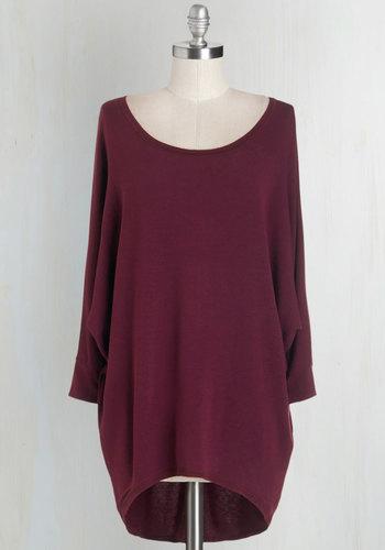 Freeloader Sports Rapport Top In Burgundy