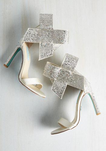 Betseyjohnsonfootwear Kick It Up A Posh Heel In Sparkling Champagne
