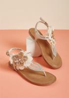 Modcloth Blossoming Bliss T-strap Sandal In 10