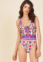  Summertime Stunner One-piece Swimsuit In L