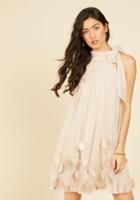  All Neutral Shift Dress In S