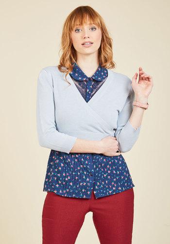  It's A Wrap Cardigan In Ice In M