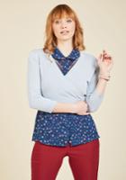  It's A Wrap Cardigan In Ice In M