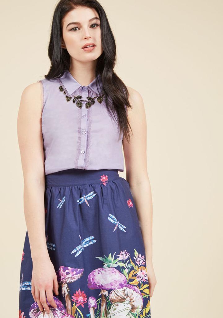  Keep Up The Kindness Sleeveless Top In Lilac In 3x