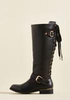 Modcloth On Vocation Time Boot In Black In 6.5