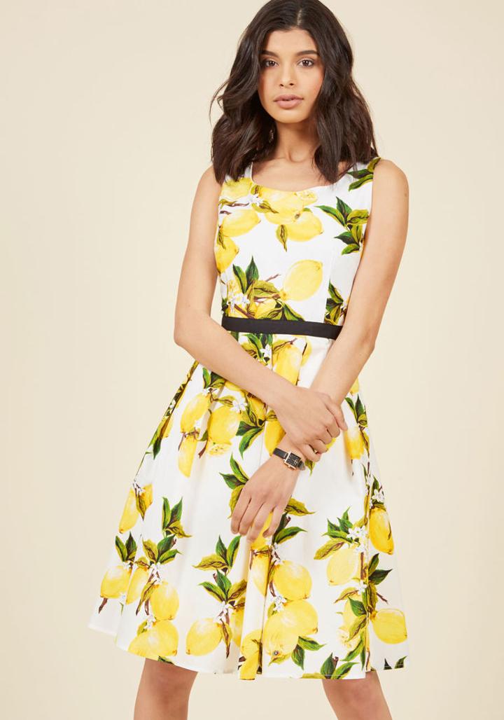  Do The Ripe Thing A-line Dress In Xs