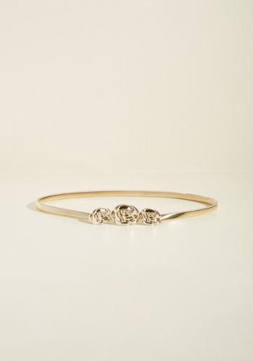 Modcloth Fancy The Entrancing Belt In Roses