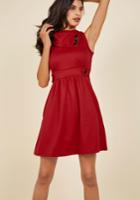  Coach Tour A-line Dress In Rouge In S
