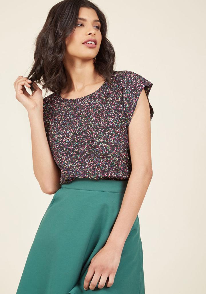 Modcloth Cosmic A Commotion Top