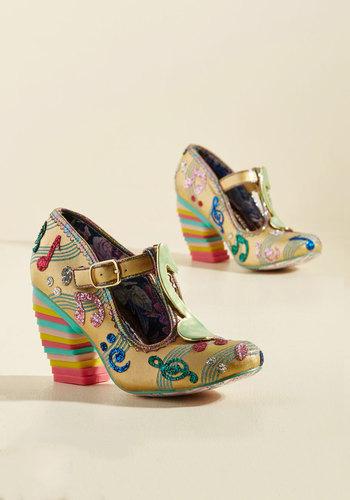 Irregularchoice Chosen Composer T-strap Heel