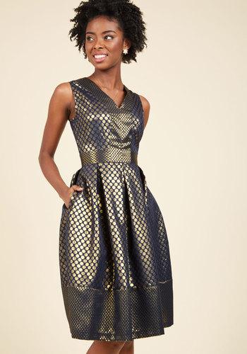  Savor The Spotlight A-line Dress In 8 (uk)