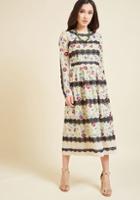  Folklore Has It Midi Dress In 2x