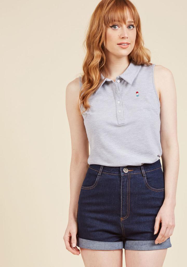  In For A Treat Sleeveless Top In 4x
