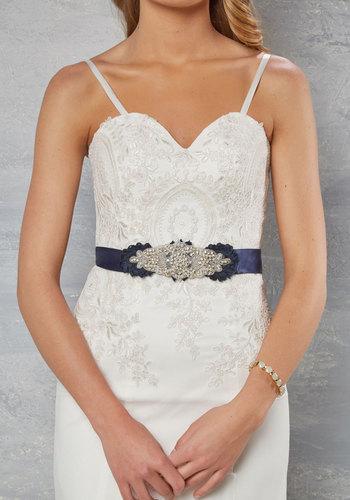 Prettycountrybridal More The Marrier Belt In Ultramarine