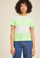  Day, Brightened Sweater In Lime In 2x