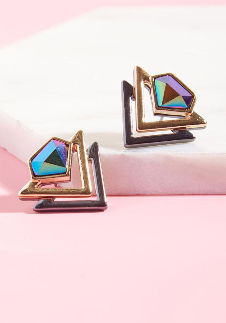 Modcloth Hidden Gemstone Earrings