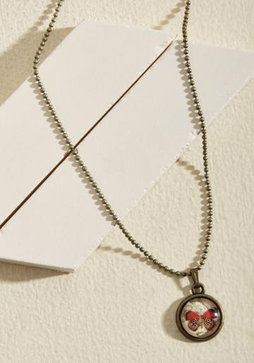 Modcloth Fully Aflutter Necklace