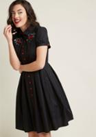 Hellbunny Hell Bunny Couldn't Agree Amour Shirt Dress In 3x